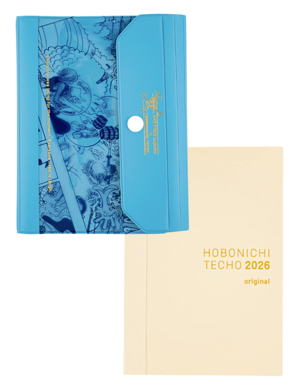 Hobonichi Techo 2026 ONE PIECE Magazine Banquet BLUE Original Size (A6) Planner Cover