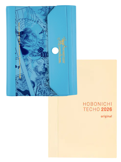 Hobonichi Techo 2026 ONE PIECE Magazine Banquet BLUE Original Size (A6) Planner Cover