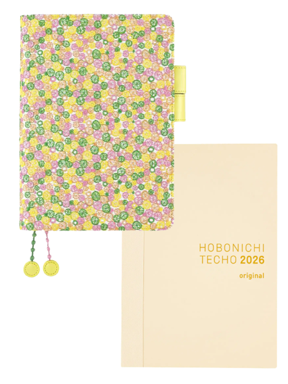 Hobonichi Techo Cousin mina perhonen Skyful Yellow Planner Cover