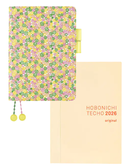 Hobonichi Techo Cousin mina perhonen Skyful Yellow Planner Cover
