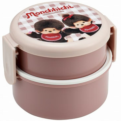 Monchhichi Round 2-Tier Lunch Box