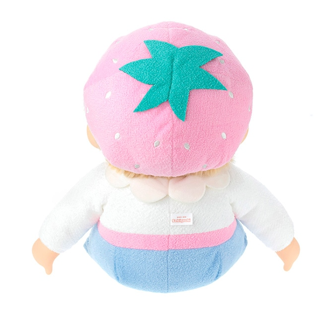 Sweet Sugar Monchhichi Soft L Size Boy – Strawberry Cake Romper Edition