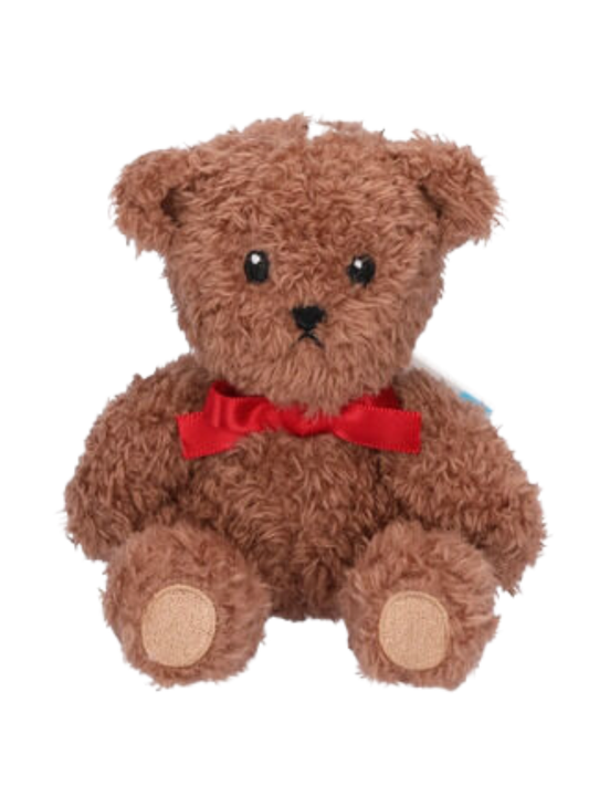 Bandai Record Height W Teddy Bear Mascot Keychain Plush