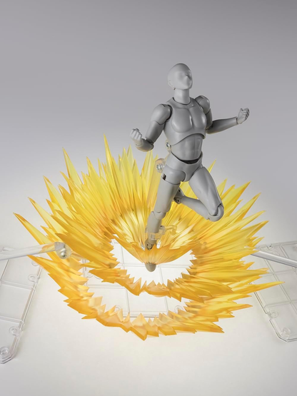 Bandai Tamashii Nations SHOCK IMPACT Yellow Ver Effect Parts for S.H.Figuarts