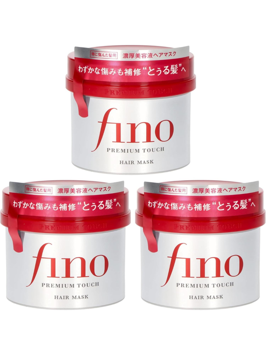 Fino Premium Touch Hair Mask Treatment 230g x3 Set
