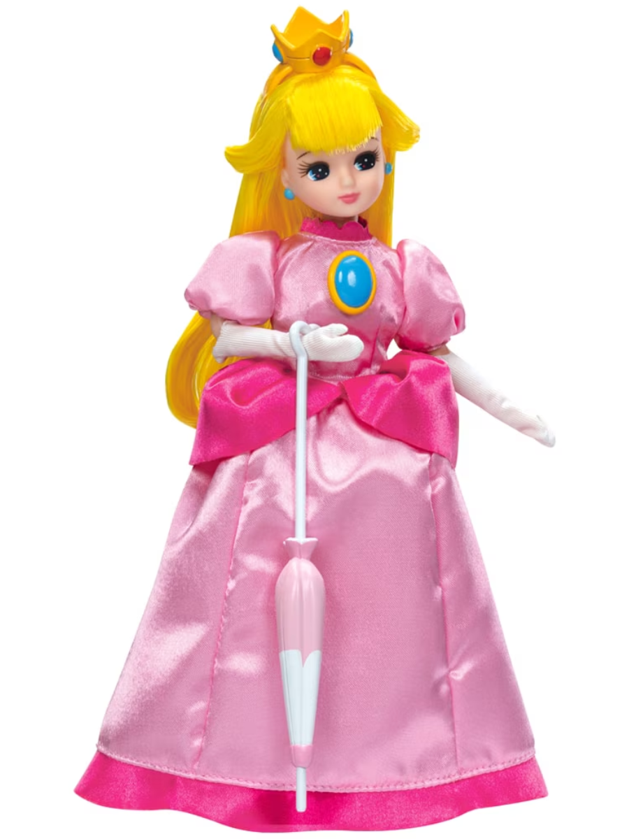 Super Mario Licca-chan Princess Peach Style Doll Figure Set