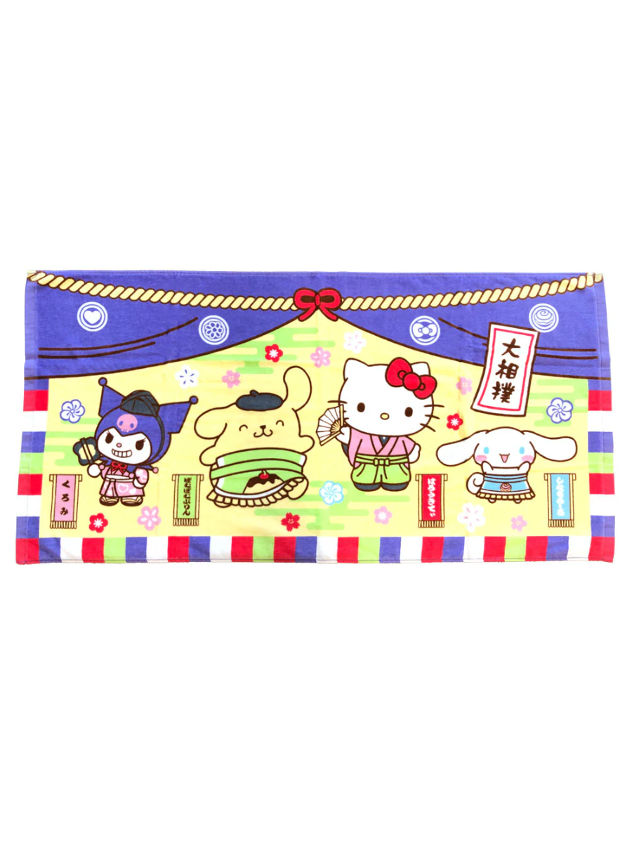 Sumo × Sanrio Characters Bath Towel