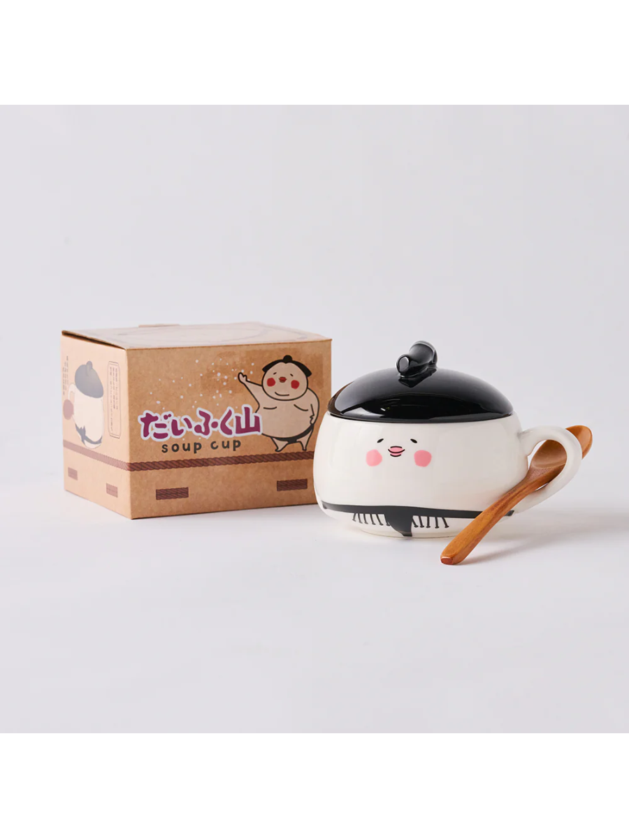Daifukuyama Sumo Character Soup Cup Set