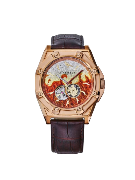 GARRACK SMS-43-KY-RK Demon Slayer x S-MEISTER Kyojuro Rengoku Automatic Watch