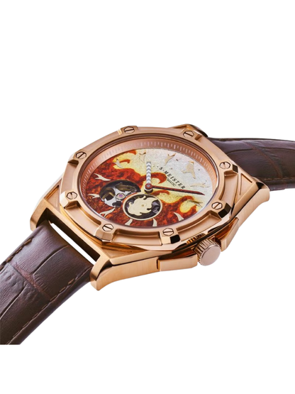 GARRACK SMS-43-KY-RK Demon Slayer x S-MEISTER Kyojuro Rengoku Automatic Watch
