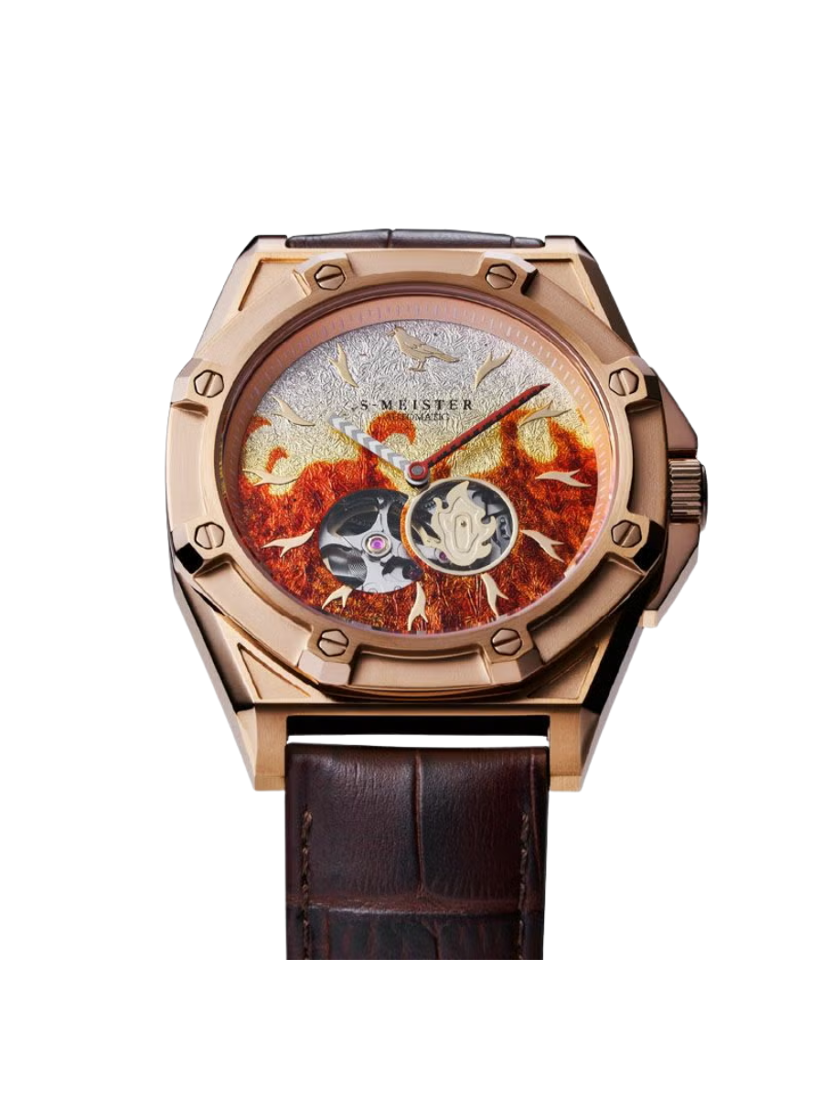 GARRACK SMS-43-KY-RK Demon Slayer x S-MEISTER Kyojuro Rengoku Automatic Watch