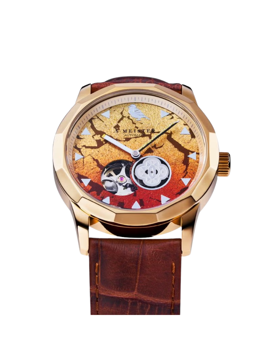 GARRACK SMS-40-KY-AZ Demon Slayer x S-MEISTER Zenitsu Agatsuma Automatic Watch