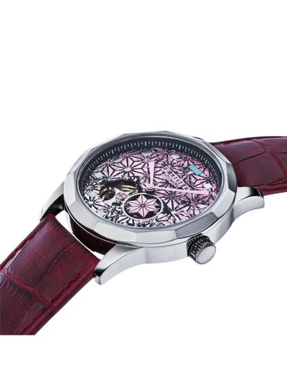 GARRACK SMS-40-KY-KN Demon Slayer x S-MEISTER Nezuko Kamado Automatic Watch