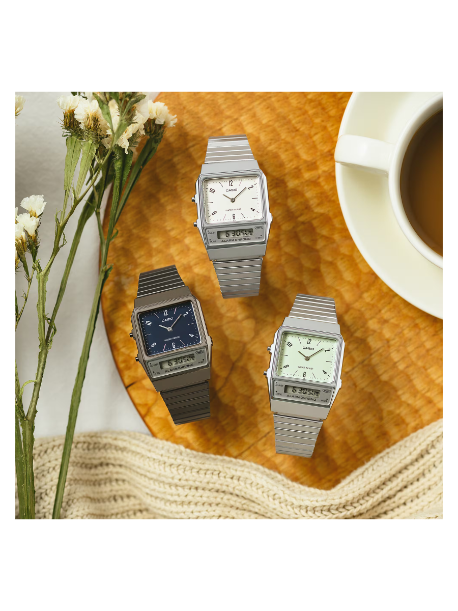 CASIO Classic AQ-800E-3AJF Retro Analog Digital Watch