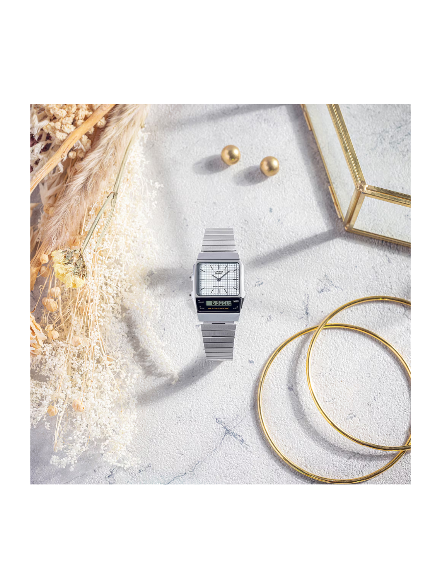 CASIO Classic AQ-800E-7AJF Retro Analog Digital Watch