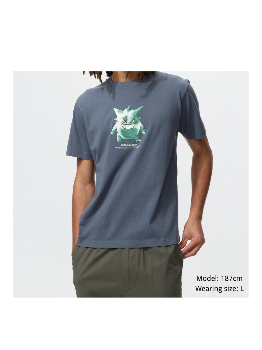 Uniqlo UT Pokemon 30th Anniversary Watercolor Graphic T-Shirt