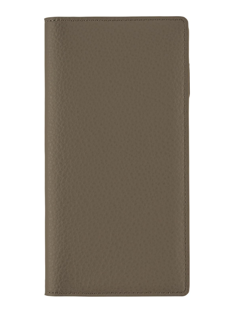 Hobonichi Techo 2026 Weeks Leather Cover Tight Gray Light Blue Italian Leather Planner Cover