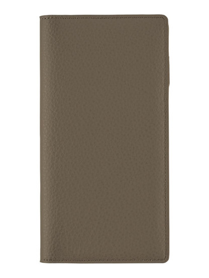 Hobonichi Techo 2026 Weeks Leather Cover Tight Gray Light Blue Italian Leather Planner Cover