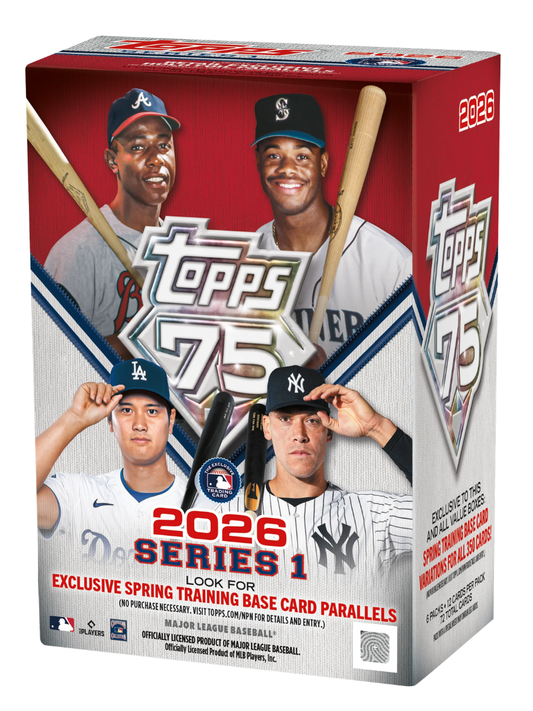 2026 Topps Baseball Series 1 Value Box（6 Packs）