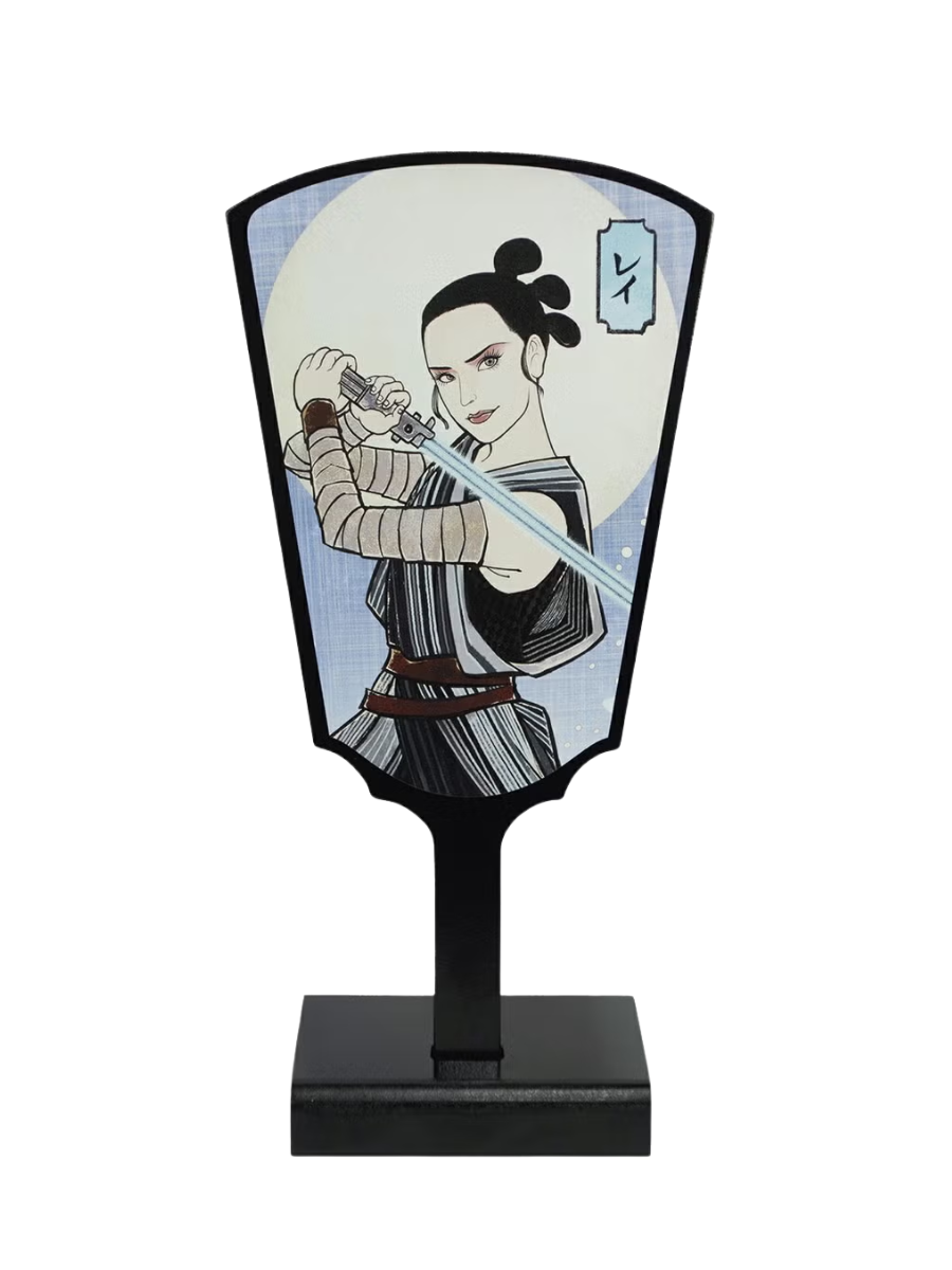 Star Wars Rey Hagoita Paddle Ukiyo-e Style Decor