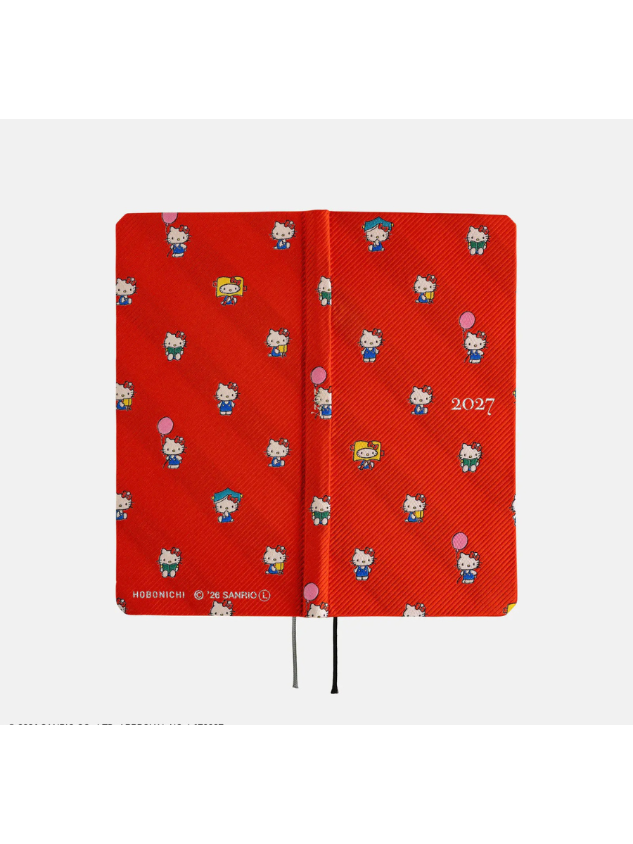 Hobonichi Techo 2027 HELLO KITTY "Techo to Otomodachi" Weeks Planner