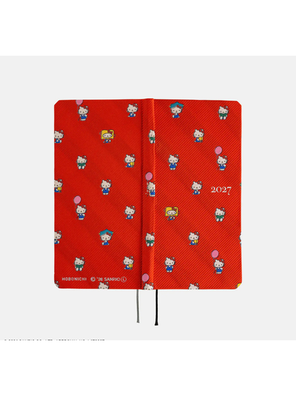 Hobonichi Techo 2027 HELLO KITTY "Techo to Otomodachi" Weeks Planner