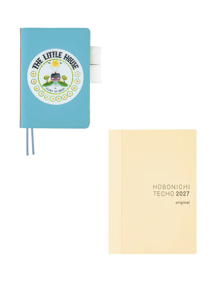 Hobonichi Techo 2027 A6 The Little House Planner Cover by Virginia Lee Burton Original Size