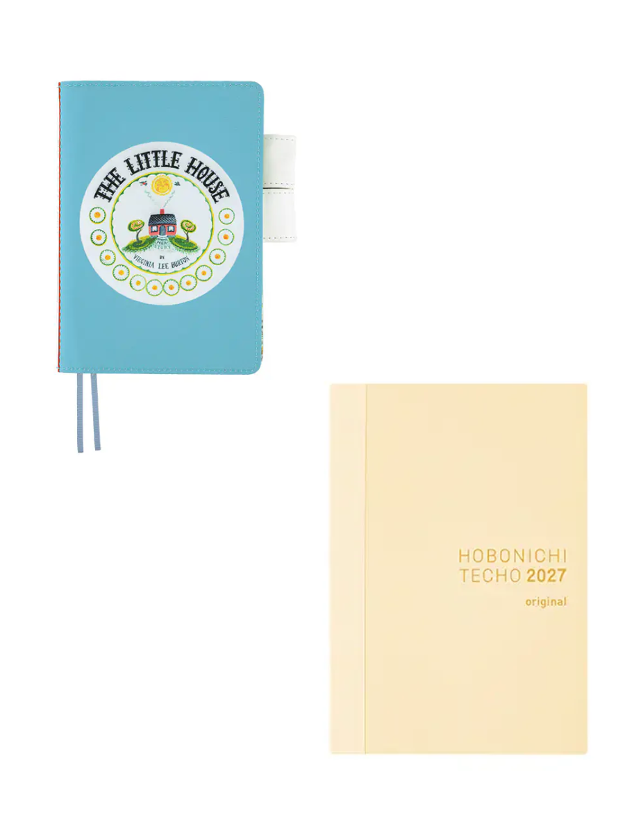 Hobonichi Techo 2027 A6 The Little House Planner Cover by Virginia Lee Burton Original Size