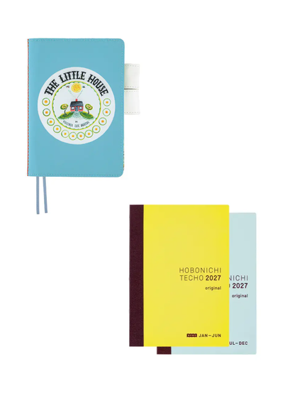 Hobonichi Techo 2027 A6 The Little House Planner Cover by Virginia Lee Burton Original Size
