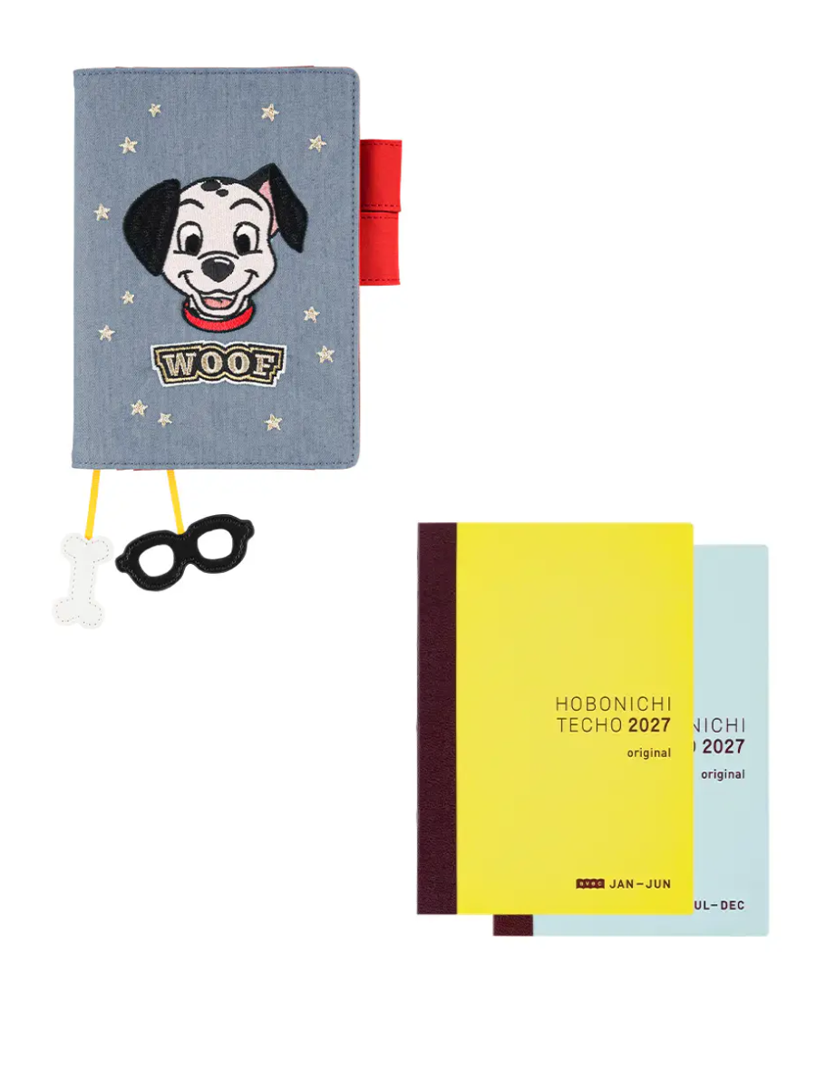 Hobonichi Techo 2027 Disney 101 Dalmatians WOOF Original A6 Planner Cover