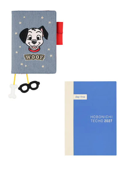 Hobonichi Techo 2027 Disney 101 Dalmatians WOOF Original A6 Planner Cover