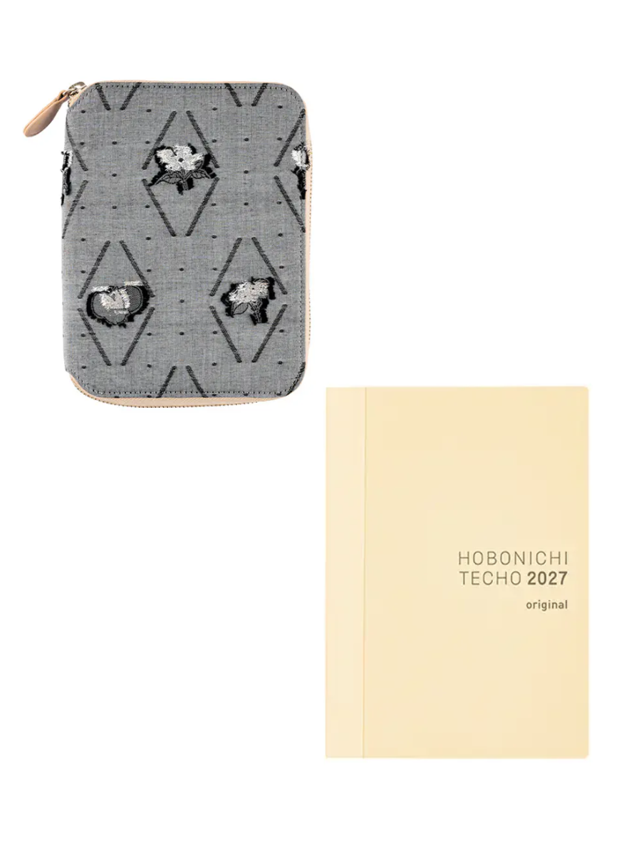 Hobonichi Techo 2027 PYT Tokyo in Bloom/Rabbits Original A6 Planner Cover