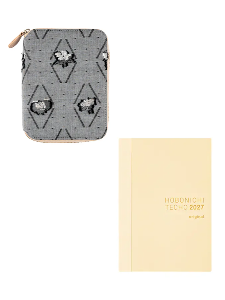 Hobonichi Techo 2027 PYT Tokyo in Bloom/Rabbits Original A6 Planner Cover