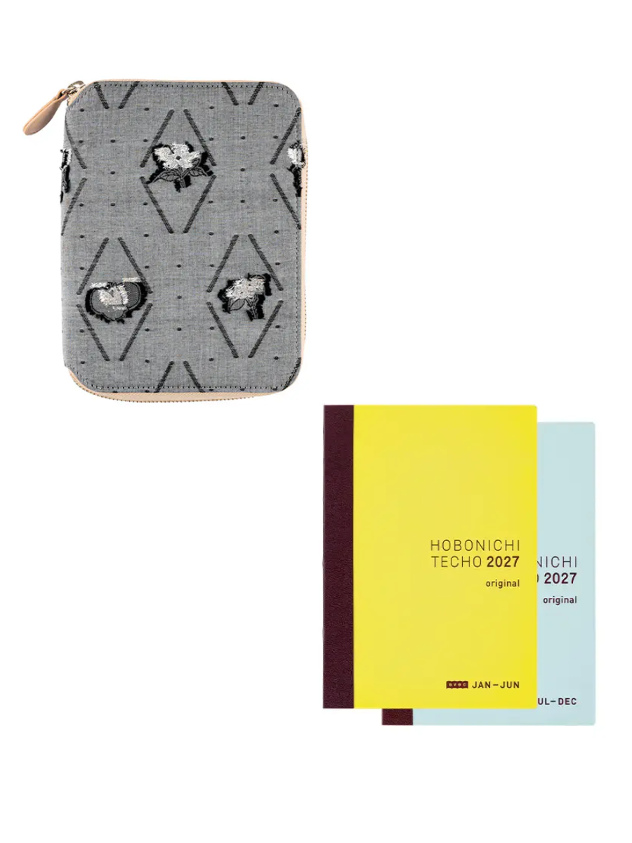 Hobonichi Techo 2027 PYT Tokyo in Bloom/Rabbits Original A6 Planner Cover