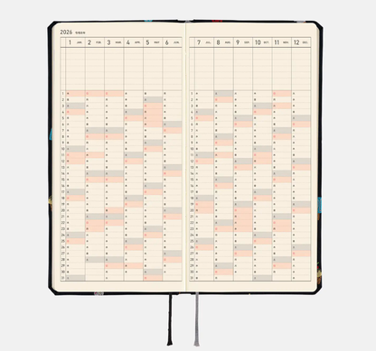 Hobonichi Techo 2026 Weeks Tie & Chief Happy Ice Cream Planner