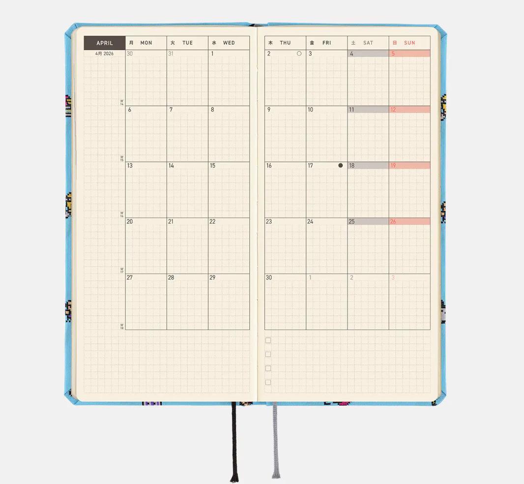 Hobonichi Techo 2026 Weeks Tamagotchi Everyone’s Tamagotchi Planner