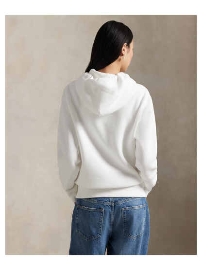 Ralph's Coffee Fleece Hoodie with Printed Logo
