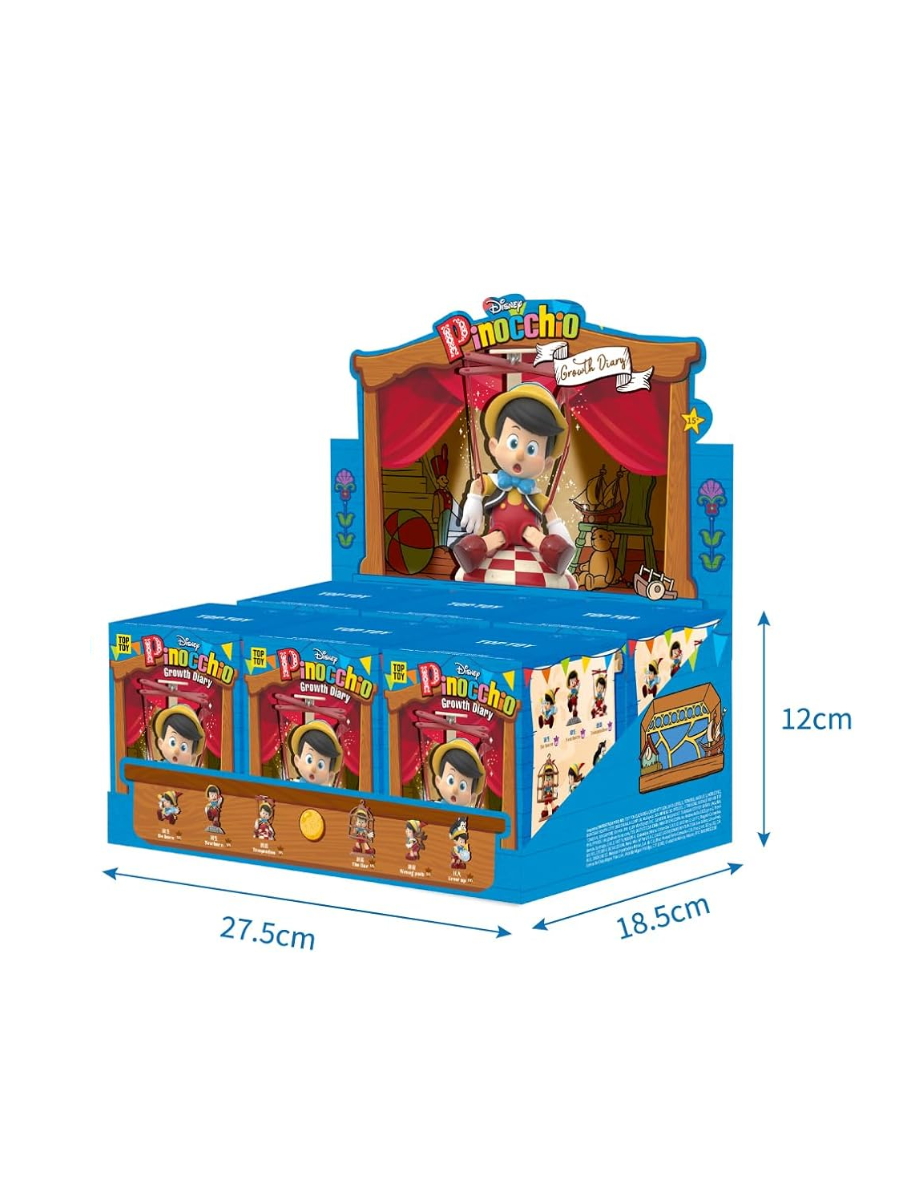 TOP TOY × Disney Pinocchio “Growing Diary” Blind Box Figure