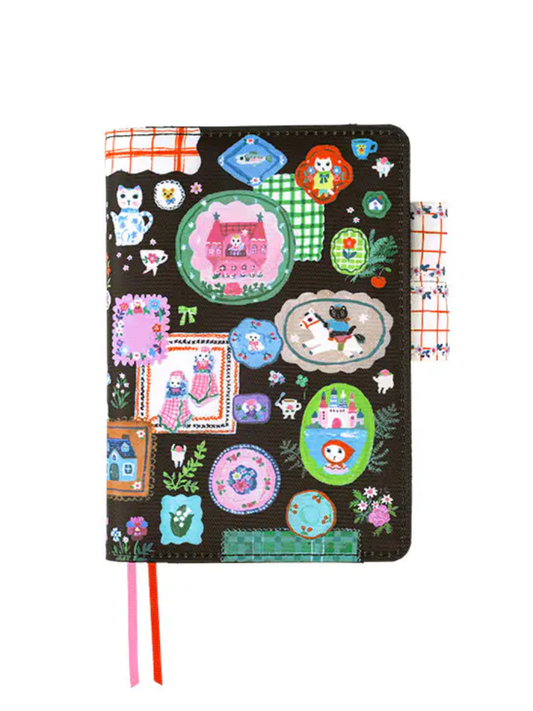 Hobonichi Techo 2026 Yumi Kitagishi Planner Cover – White Cat Table Decoration A6