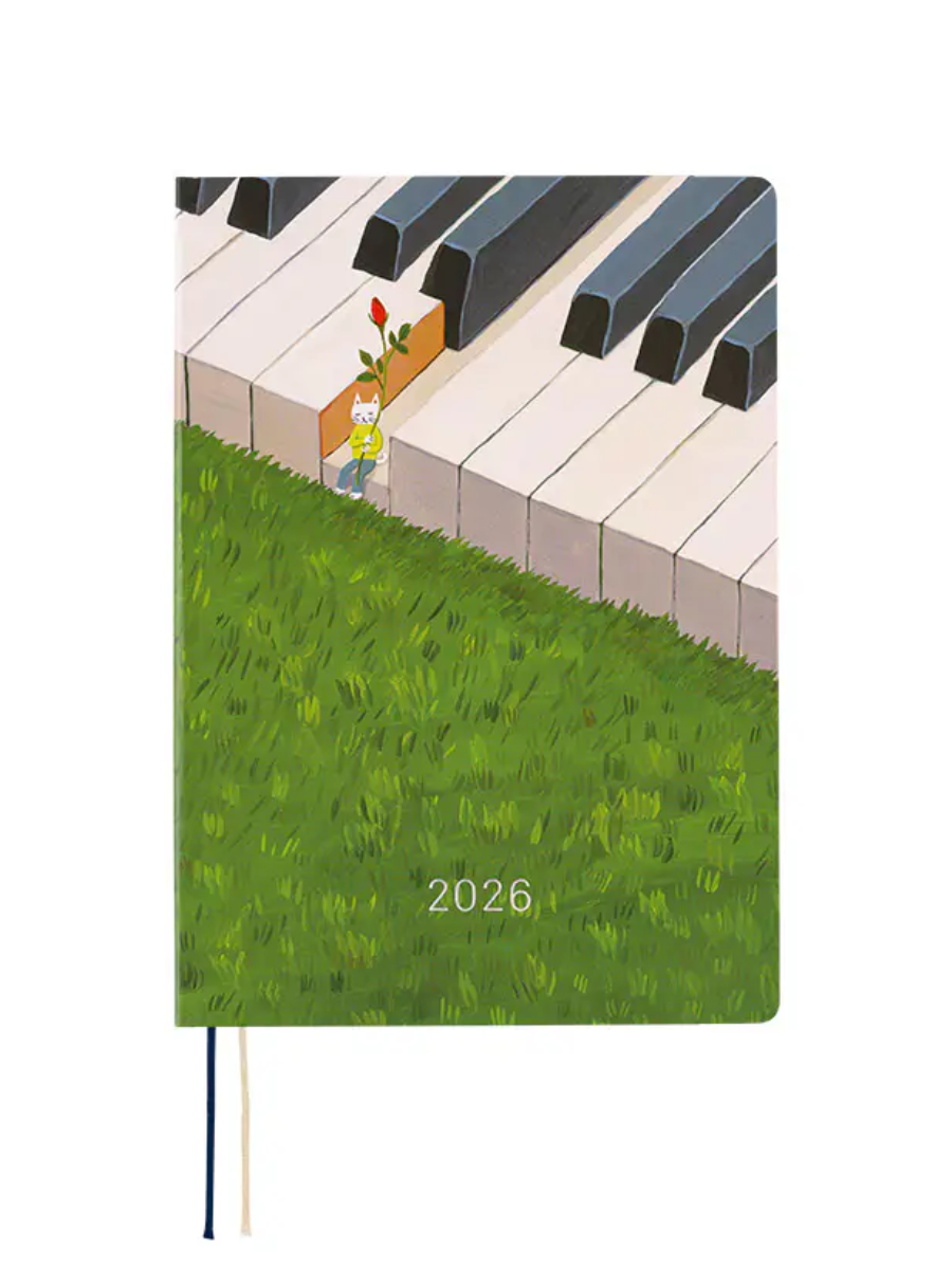 Hobonichi Techo HON 2026 Hiroko Kubota “Waiting for Harmony” Planner A6/A5