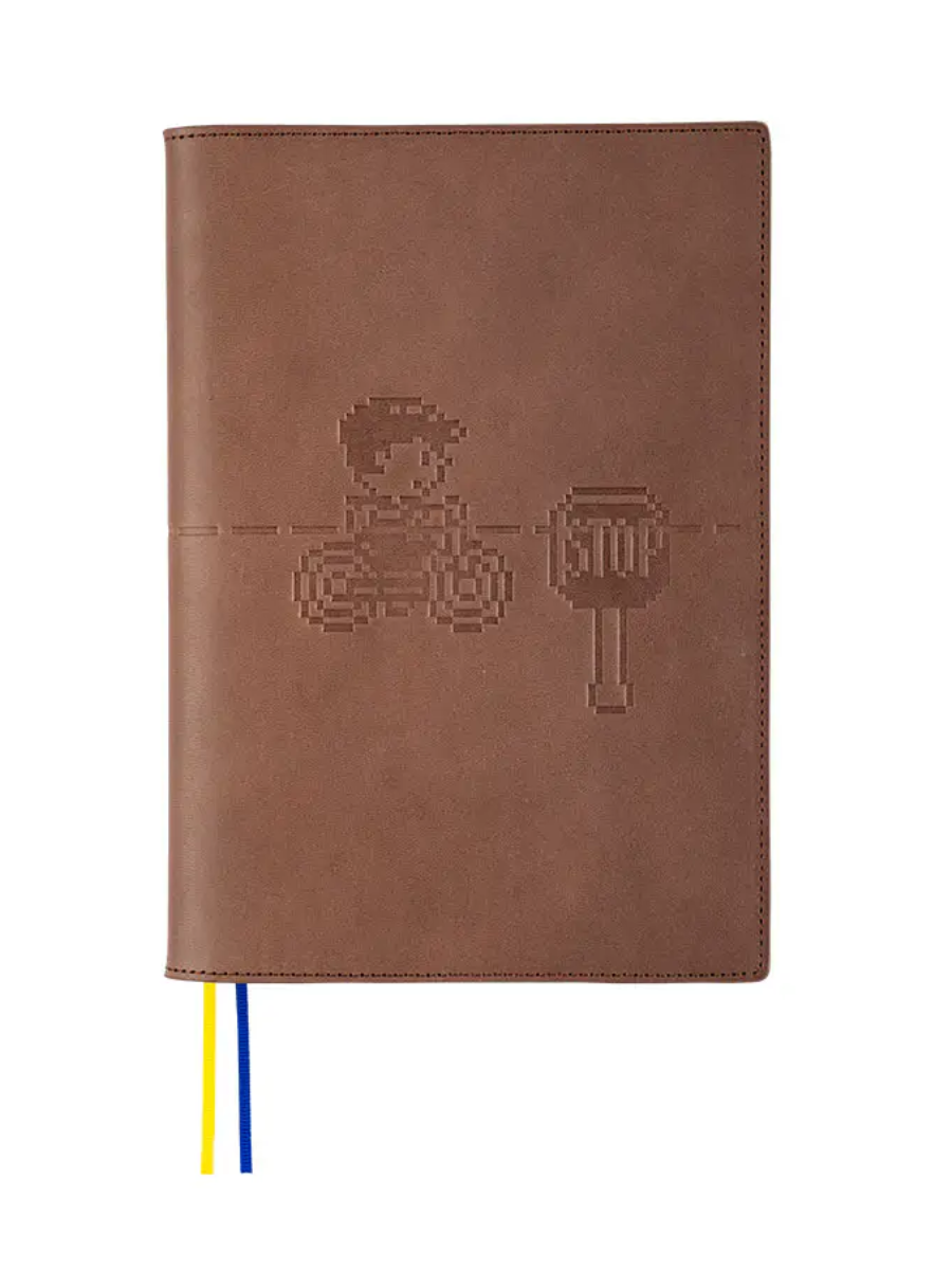Hobonichi Techo 2026 MOTHER “Kurukuru Pedal” Leather Planner Cover A5