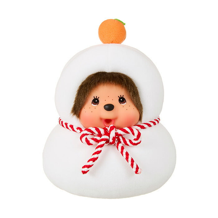 Sekiguchi Kagamimochi Monchhichi S Size 16cm New Year’s Decoration Plush Toy