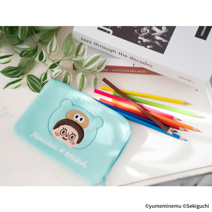 Sekiguchi Tanukyun x Monchhichi Multi-Pouch