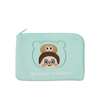 Sekiguchi Tanukyun x Monchhichi Multi-Pouch
