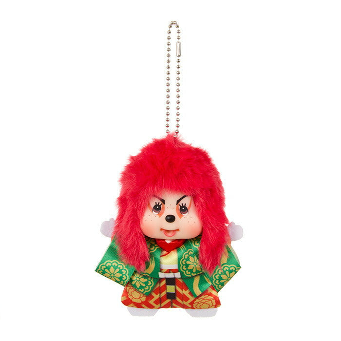 Sekiguchi Monchhichi x Kabuki SS Large Face Lion Dance Keychain