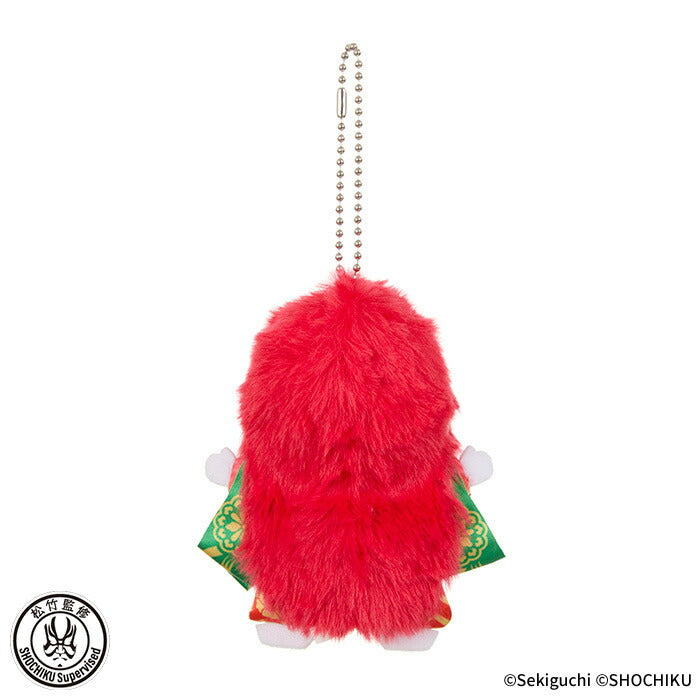 Sekiguchi Monchhichi x Kabuki SS Large Face Lion Dance Keychain