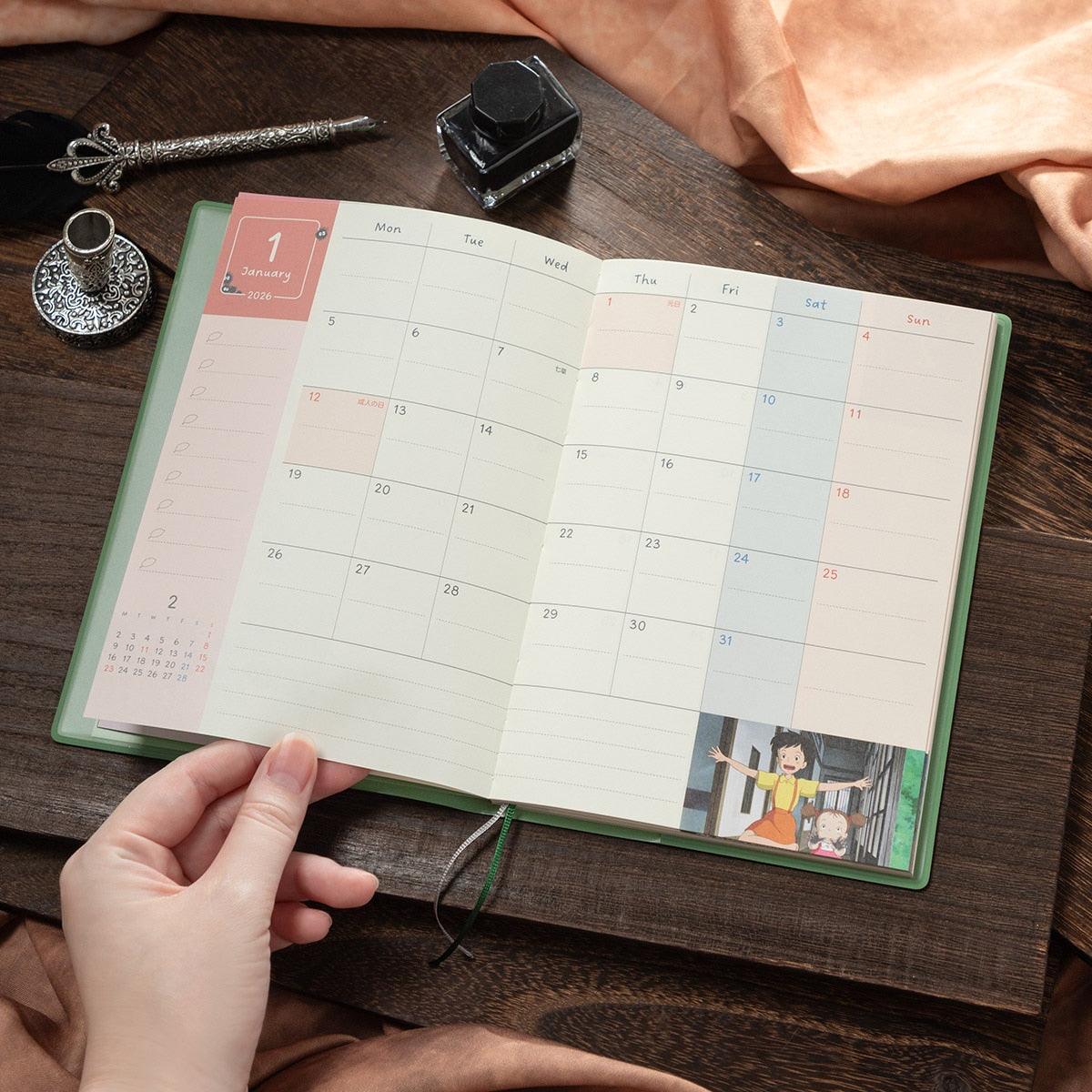 My Neighbor Totoro 2026 Schedule Book B6