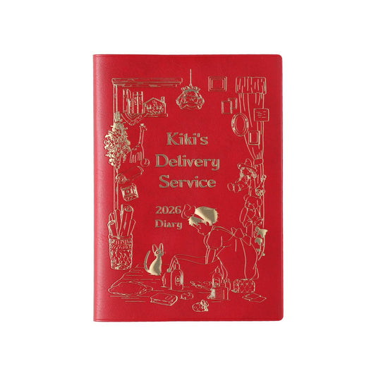 Kiki’s Delivery Service 2026 Planner – B6 Schedule Notebook with Gold Foil Cover