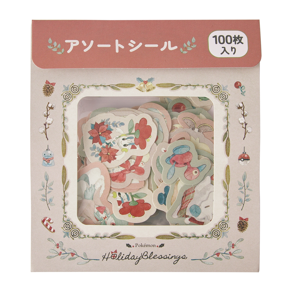 Pokemon Holiday Blessings Assorted Stickers