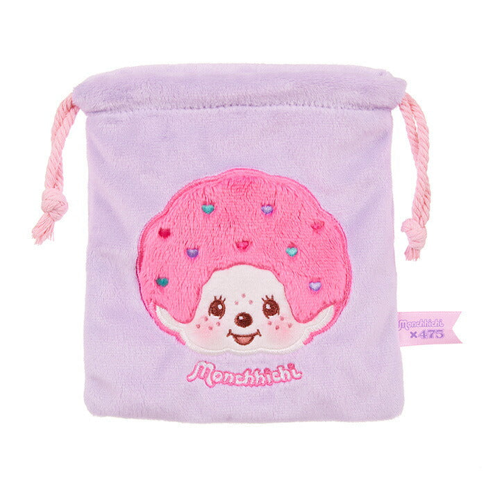 Sekiguchi Shinako x Monchhichi Drawstring Bag 17cm Collaboration Pouch